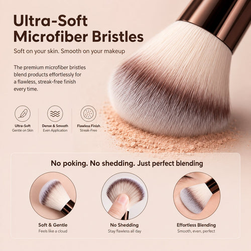🔥 2026 New 17Pcs Celebrity Makeup Brush Set, Dense Soft Brushes Save Cosmetics for Flawless Makeup