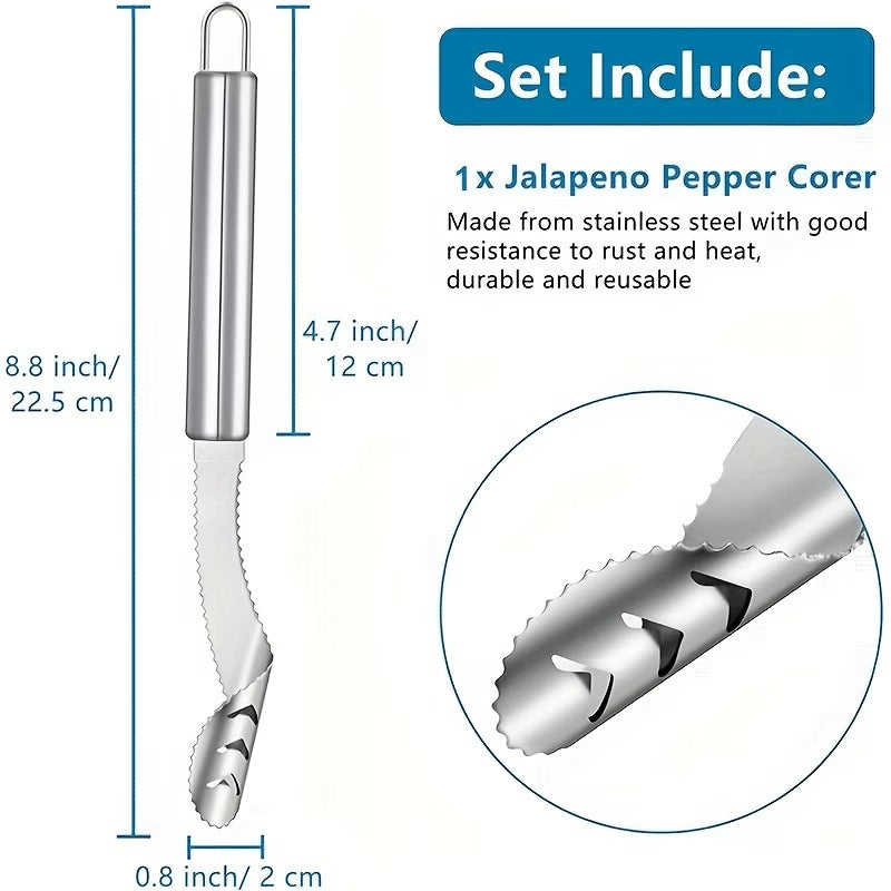 Buy 1 Get 1 Free🔥No Mess Fruit Prep! Heavy‑Duty Stainless Steel Corer Limited Offer