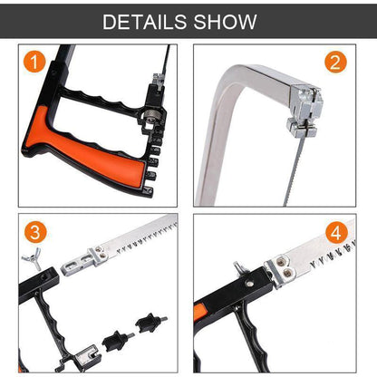 🔥14 Blades In One Saw｜Cut Wood,Metal,Glass & Nails Effortlessly