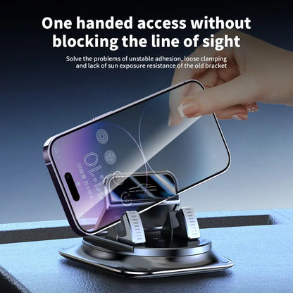 🚗360° Rotatable Car Phone Mount – Secure Grip for Safe Driving