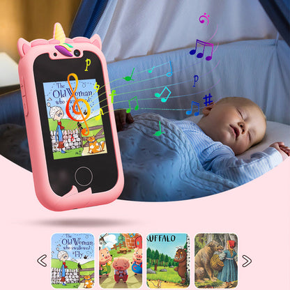 🔥 2026 New Kids Smart Toy Phone with Dual Cameras Touch Screen, Educational Learning Cell Phone Mini Digital Camera, Early Learning Interactive Toy for Toddlers Children
