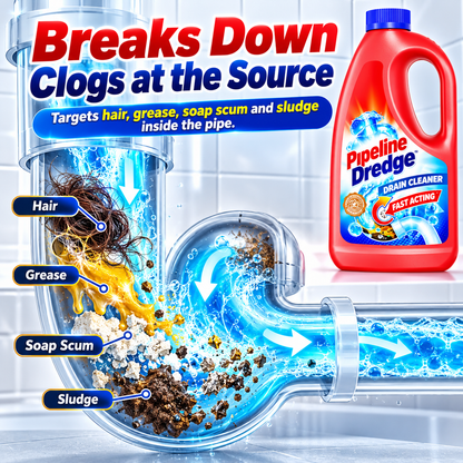 🧼 Large-size drain cleaner – 50% off! 🚿 Fast and highly effective—won’t damage your pipes. ✨