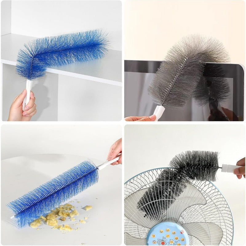 🌀 Flexible Microfiber Fan Duster | Reusable Vent & Blind Cleaning Brush