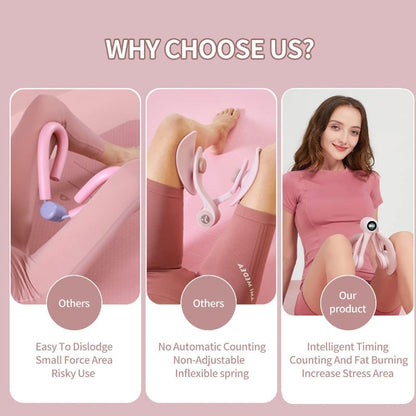 🏆 Saggy thighs & pelvic imbalance? Tone legs, lift hips and activate pelvic floor at home! Buy One Get One Free!