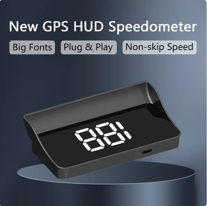 📟 GPS Head-Up Display with Real-Time Digital Speed Display