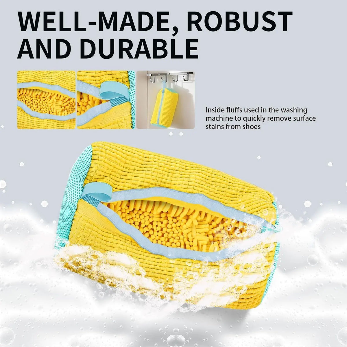 💖Buy 1 Get 1 Free✨Laundry Shoe Washing Bag for Washing Machine