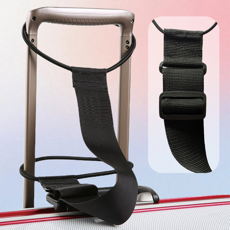 Elastic Luggage Strap – Your Hands Free While Traveling👜Attach your bag to your suitcase and walk effortlessly through the airport