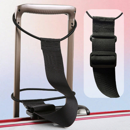 Elastic Luggage Strap – Your Hands Free While Traveling👜Attach your bag to your suitcase and walk effortlessly through the airport