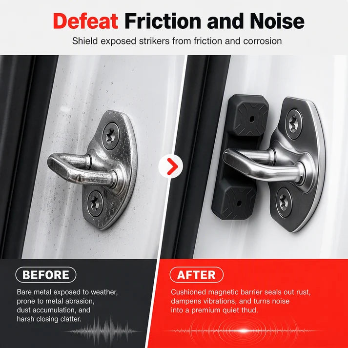 💥Buy 1, Get 1 Free 🚗Magnetic Silent-Cushion Pads for Car Doors (Set of 4)—Cushion the impact of closing doors and protect your vehicle