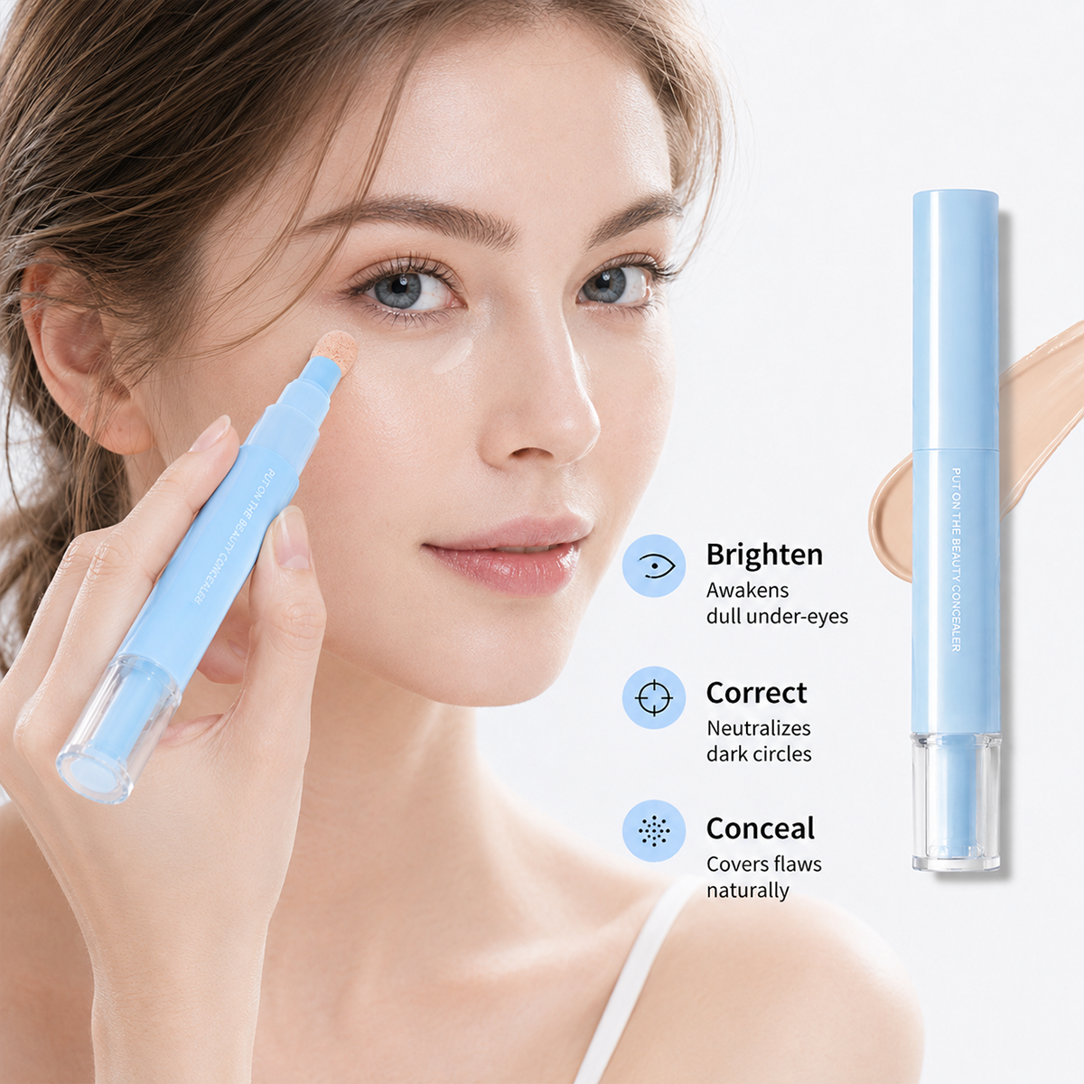 💥2026 HOT SALE🎁Buy 1 Get 1 Free💄Multi-Purpose Hydrating Concealer Pen