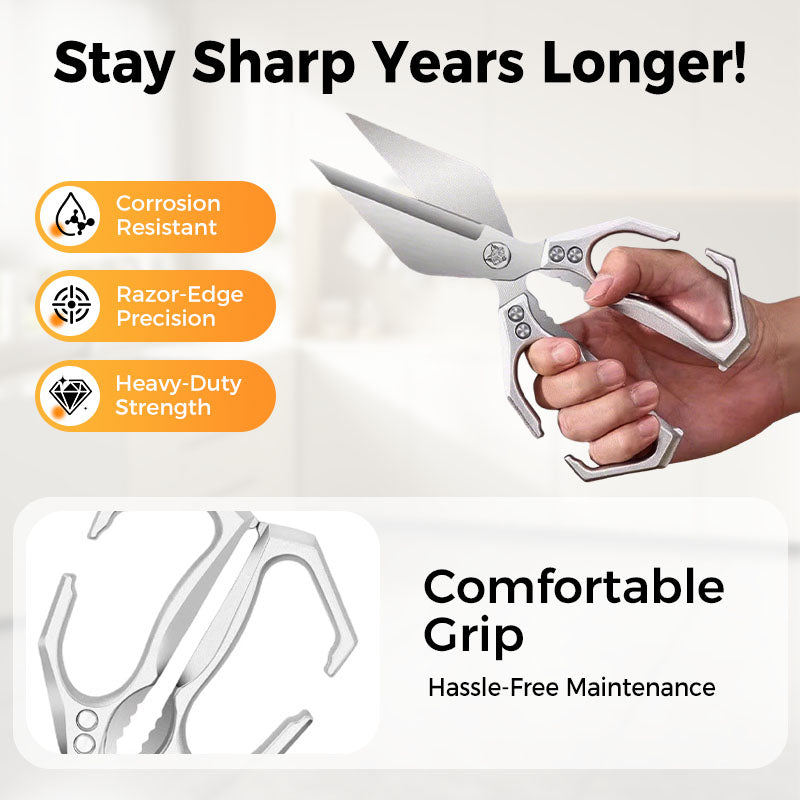 🎁🎉LAST DAY SALE 50% OFF🎉Multifunctional Heavy-Duty Kitchen Shears