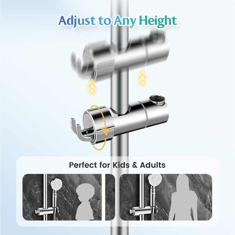 🚿💥50% OFF Today – No-Drill Adjustable Shower Head Holder That Never Slips