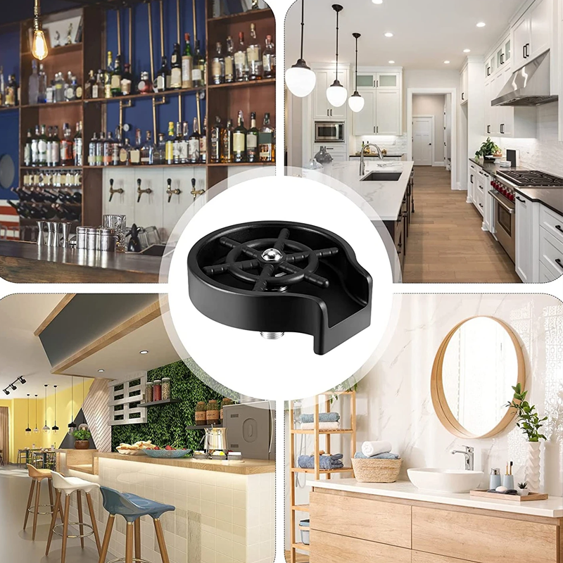 🔥3 Seconds Fast Rinse｜Automatic High Pressure Cup Washer for Bar & Home