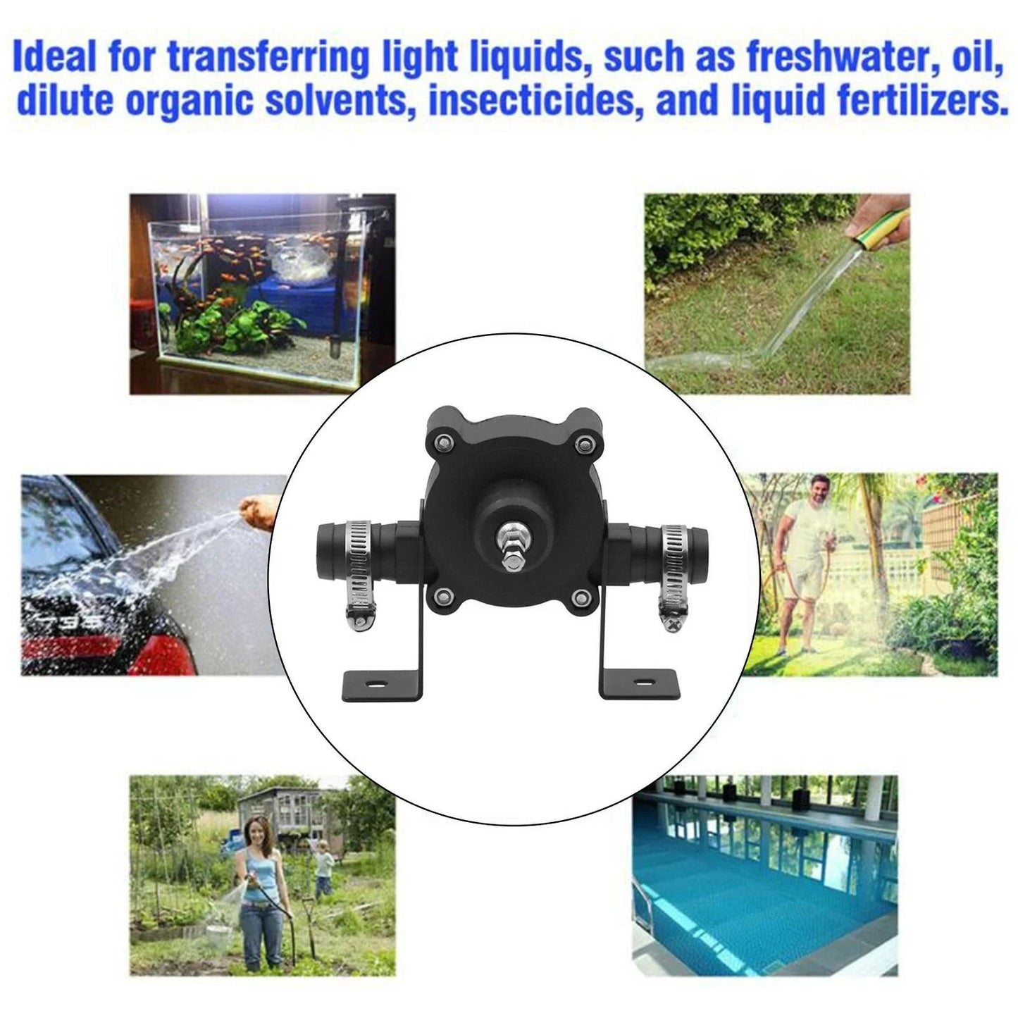 ✅ Transfer liquid anywhere, no power outlet required!