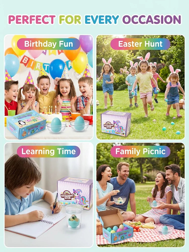 Rainbow Hatching Unicorn Egg The Viral Gift of 2026: Hatchable "Magic" Eggs That Turn Waiting into a Fun STEM Adventure 🥚🌈  100% Kid-Safe & Non-Toxic: Watch Your Unicorn Babies Grow Day by Day in Your Own Fairy Tale 🛡️🧚‍♀️