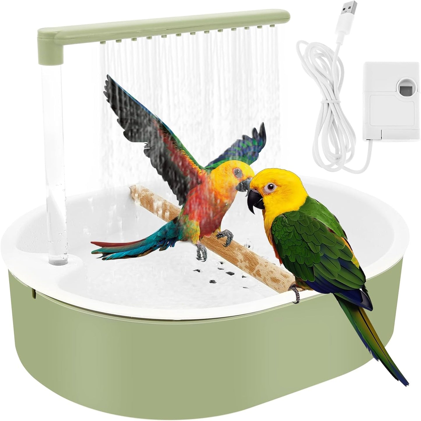 🔥Hot Deals-Automatic Bird Bath Shower Turn Bath Time into Your Bird's Favorite Part of the Day