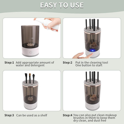 🖌️The Automatic Makeup Brush Cleaner Every Beauty Lover Needs for Cleaner Brushes and Better Makeup