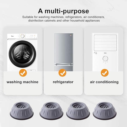 🔥Anti Vibration Washing Machine Pads Anti Walk Noise Reduction Floor Protection Heavy Duty Washer Stabilizer