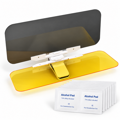 ⏳ Limited-Time Buy 1 Get 1 Free ⏰ Universal HD Anti-Glare Car Sun Visor (Day & Night Use)