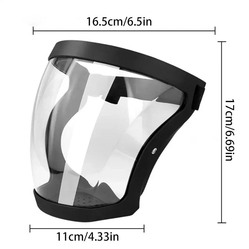 ✨Medical-grade protective face shield that effectively helps block aerosols and dust, giving you safer and more reliable protection.