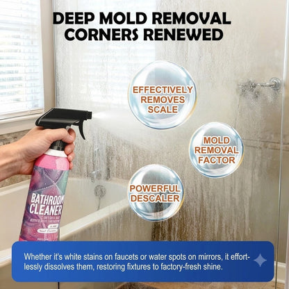 💗LAST DAY SALE 50% OFF💕(300ml) Bathroom Cleaner: Instantly restores shine, no harsh odor.
