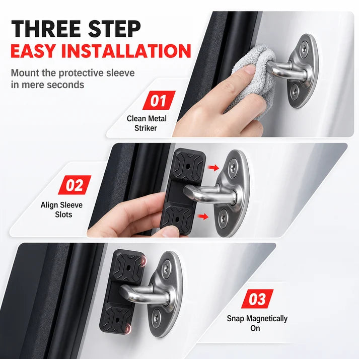 💥Buy 1, Get 1 Free 🚗Magnetic Silent-Cushion Pads for Car Doors (Set of 4)—Cushion the impact of closing doors and protect your vehicle