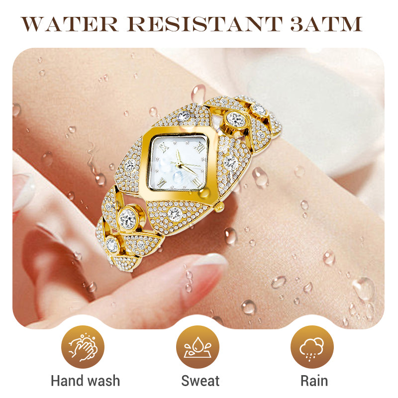 ⏳50% OFF Vintage Rhinestone Inlaid Quartz Watch
