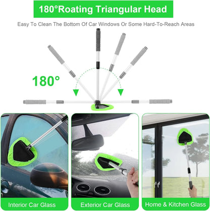 💥 💥50% OFF 🔥 Microfiber Extendable Car Window Cleaner (6-Piece Set)