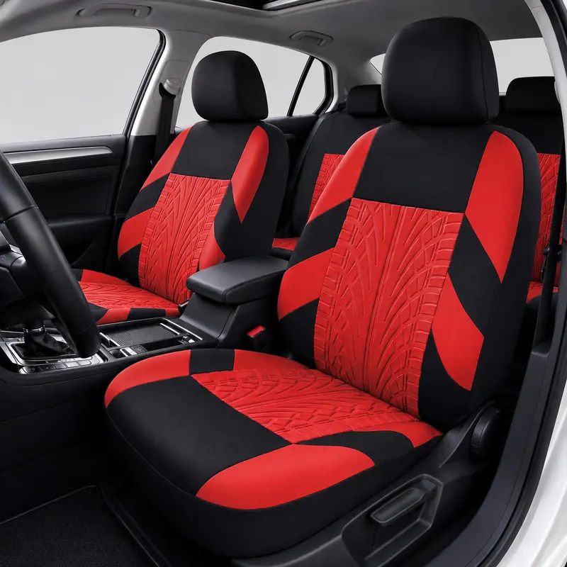 Universal car seat covers for 5-seater vehicles