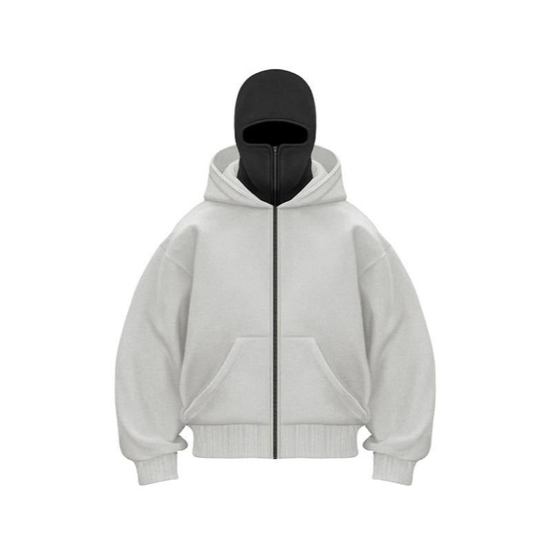 📢 Last Day Sale 56% OFF💥❄️Men’s Balaclava Zip Hoodie for Winter Sports Streetwear and Cold Weather Training