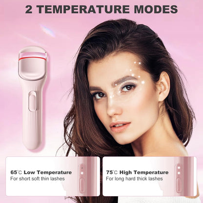 ✨Professional Heated Eyelash Curler For Long-Lasting Natural Curls