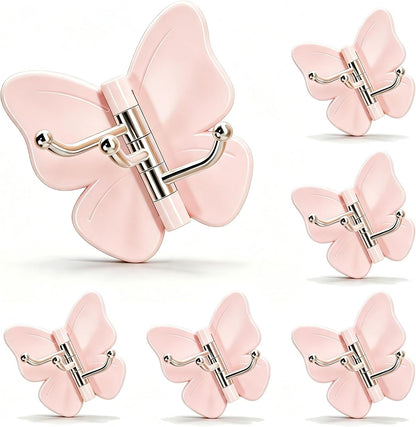🦋 Buy 1 Get 1 Free 🎁 4-Piece Set of Rotating Butterfly-Shaped Hooks