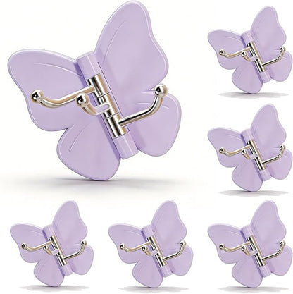 🦋 Buy 1 Get 1 Free 🎁 4-Piece Set of Rotating Butterfly-Shaped Hooks