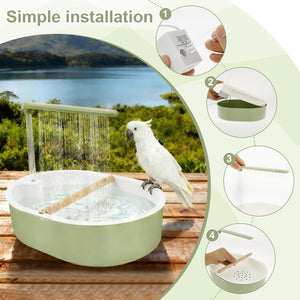 🔥Hot Deals-Automatic Bird Bath Shower Turn Bath Time into Your Bird's Favorite Part of the Day