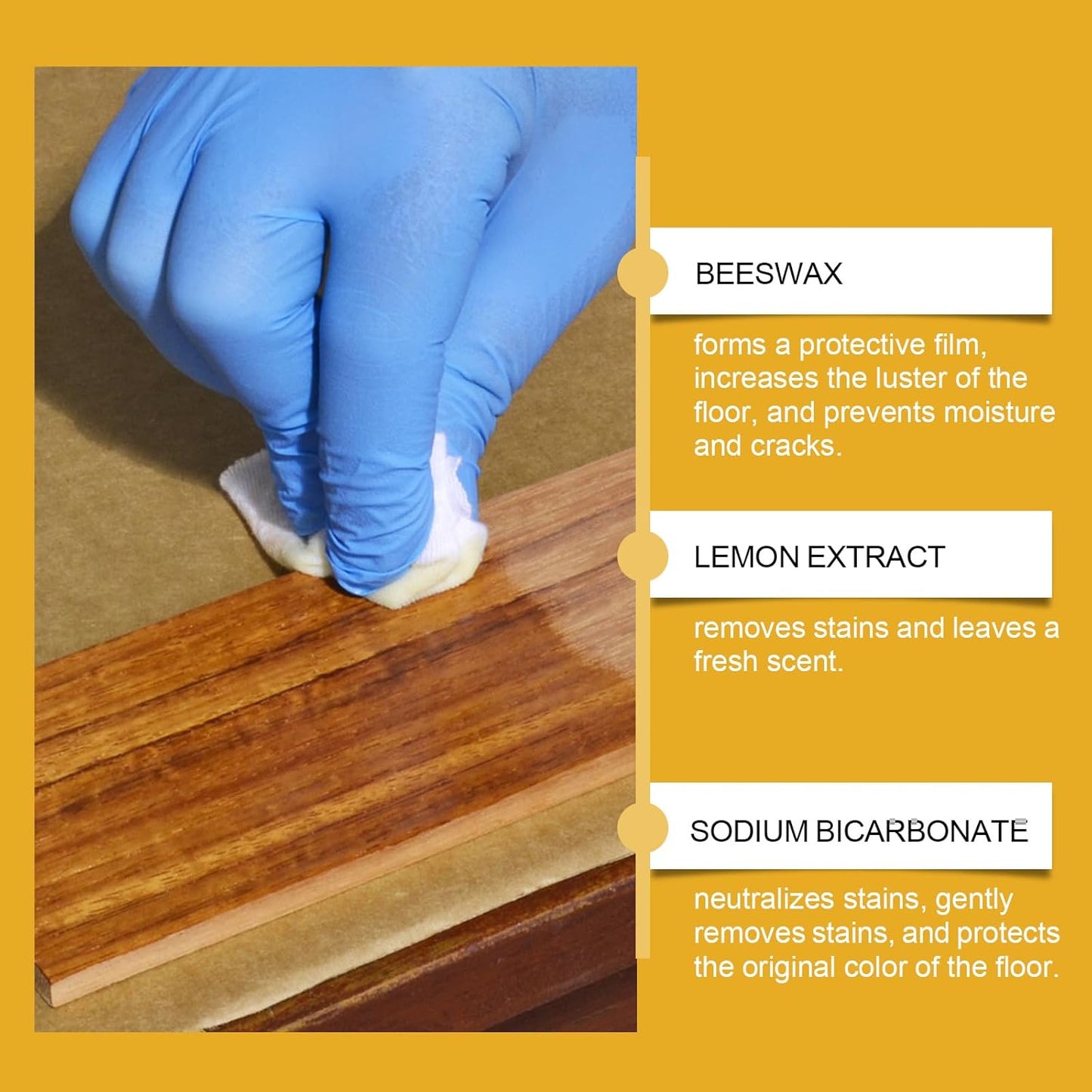 Beeswax Wood Polish Spray, Beeswax Essential Oil Wax, 2026 Upgrade Bees wax Furniture Polish and Cleaner with Sponge and Towel, Natural BeeswaxCleaner for Furniture Floors Cabinets