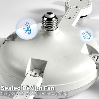 ❄️2-in-1 Ceiling Fan Light With Remote Quiet LED Fan Lamp Energy Saving Home Bedroom Cooling Lighting