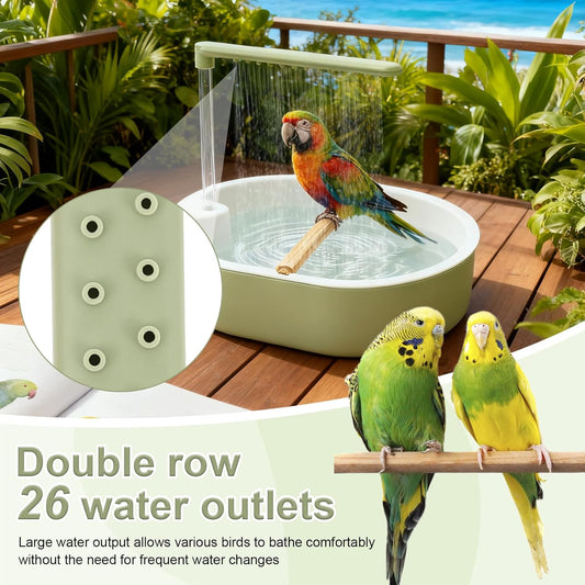 🔥Hot Deals-Automatic Bird Bath Shower Turn Bath Time into Your Bird's Favorite Part of the Day