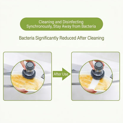 💥Buy 1, Get 1 Free  🧼Plastic Auto-Dispense Dish Brush- Multifunctional Pot Scrubber