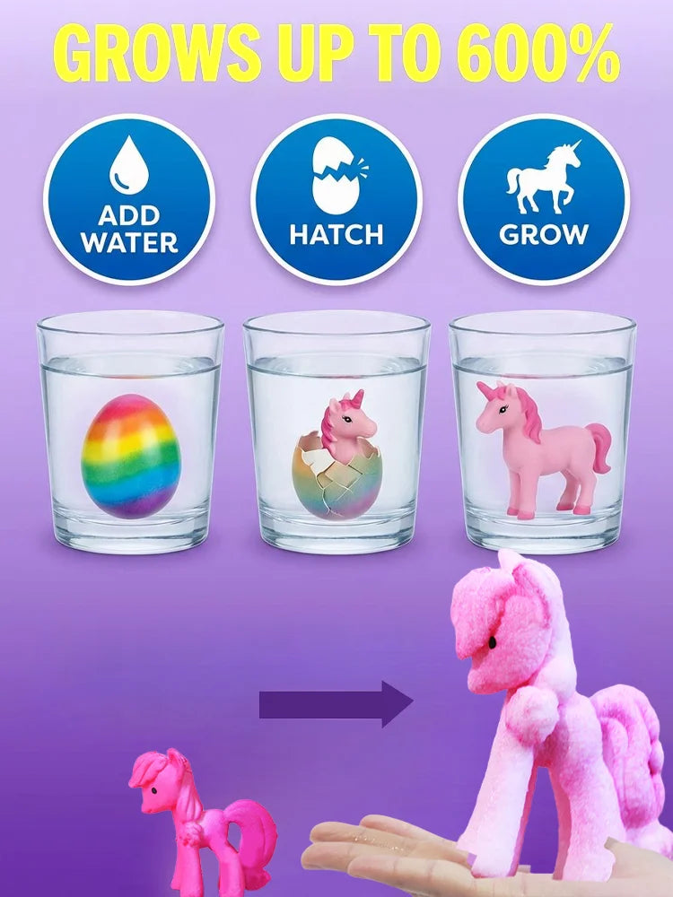 Rainbow Hatching Unicorn Egg The Viral Gift of 2026: Hatchable "Magic" Eggs That Turn Waiting into a Fun STEM Adventure 🥚🌈  100% Kid-Safe & Non-Toxic: Watch Your Unicorn Babies Grow Day by Day in Your Own Fairy Tale 🛡️🧚‍♀️