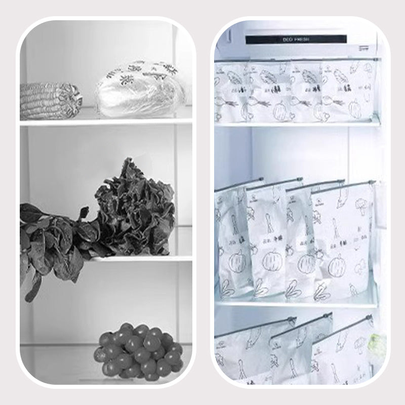 🍲Buy 1 Get 1 Free🥗100 Pieces Reusable Aluminum Foil Storage Bags Keep Food Fresh Protected And Ready To Use