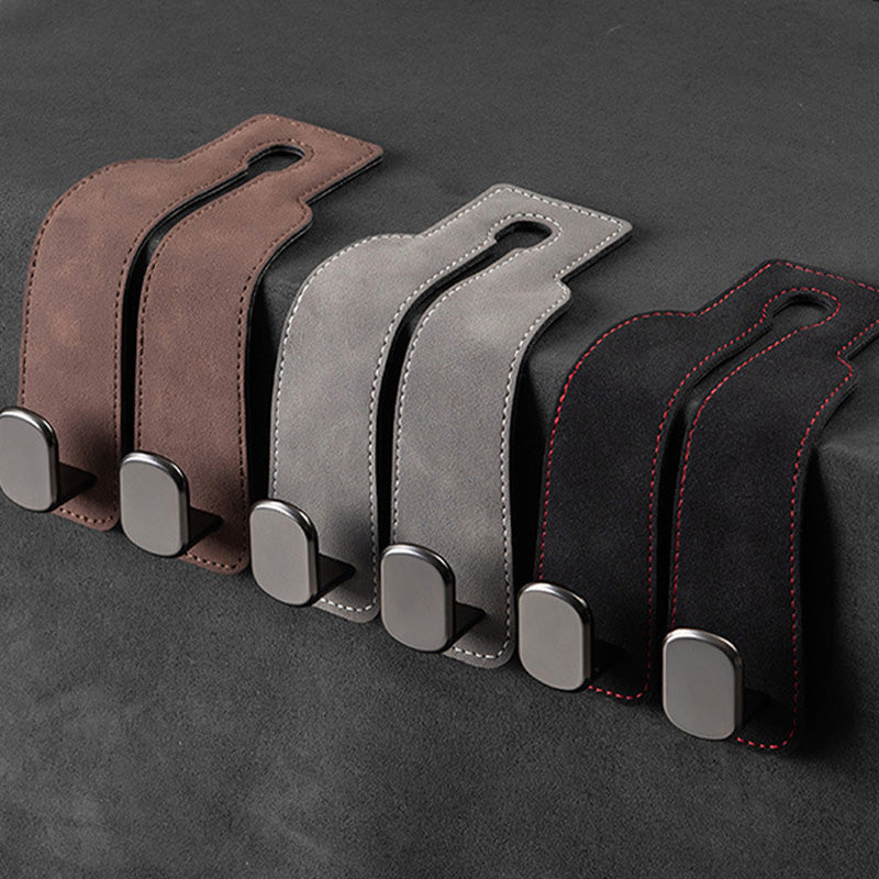 🚗stylish seat hooks – 10-second install, zero clutter.