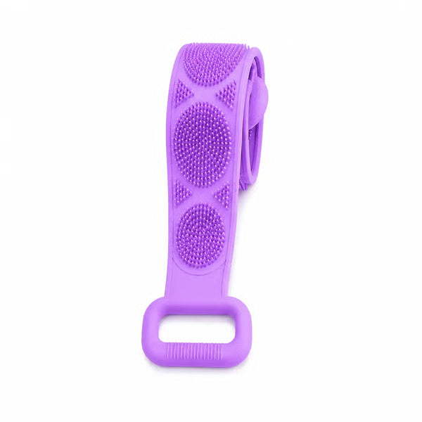 🛁Double-Sided Silicone Back Scrubber for Deep Exfoliating & Full Body Cleansing