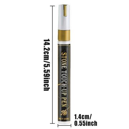 🔥3mm Large Tip Tombstone Repair Pen – Waterproof High Temp Resistant Stone Touch-Up Marker