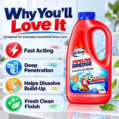 🧼 Large-size drain cleaner – 50% off! 🚿 Fast and highly effective—won’t damage your pipes. ✨