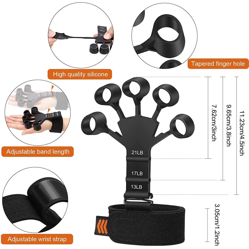 🔥Adjustable Hand Grip Strengthener｜Build Hand Strength & Help Hand Rehabilitation