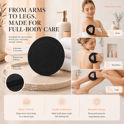 🛀Body Scrub Bath Pad For Smooth Clean Skin Gentle Exfoliation Deep Cleansing & Easy Rinse💞