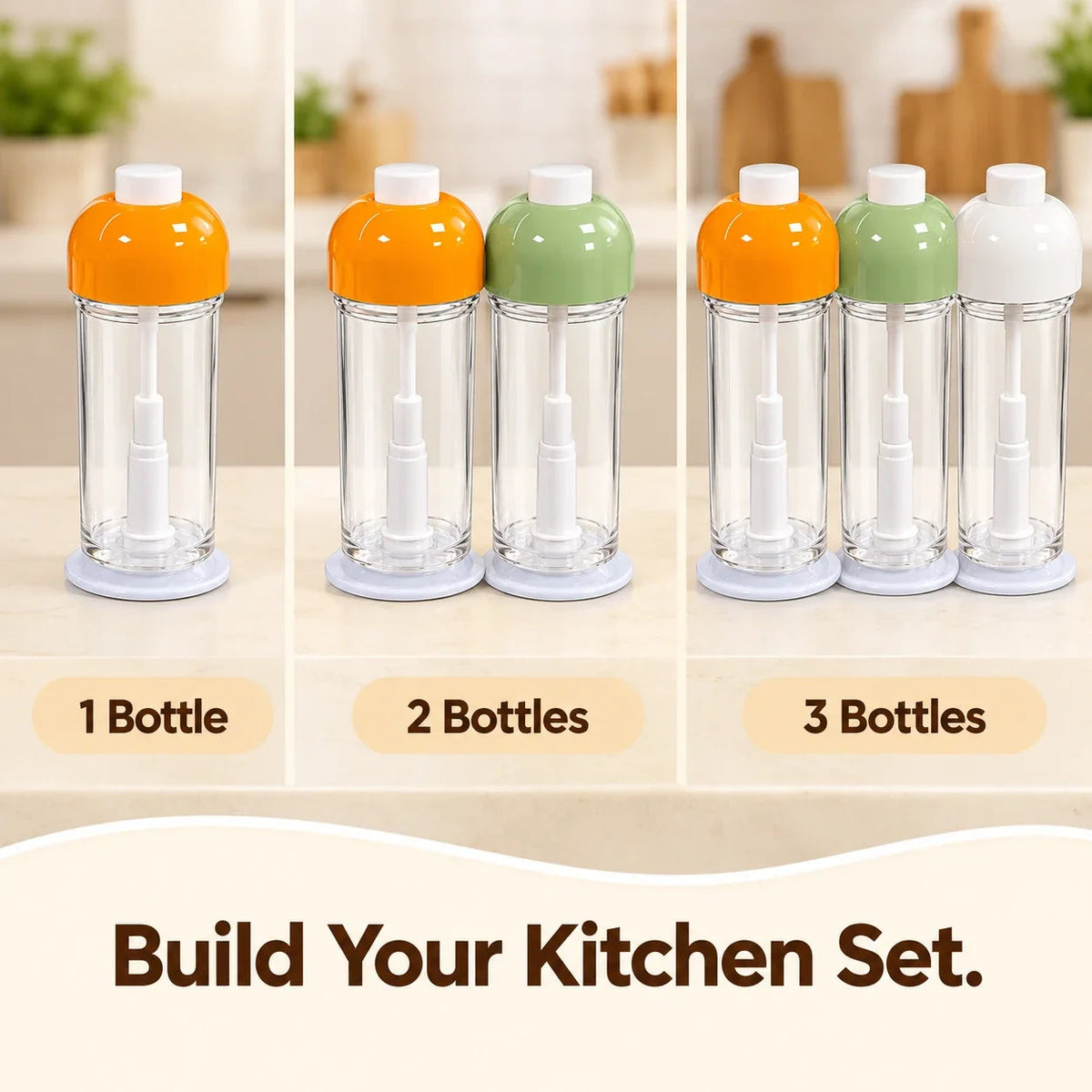 🧴 Buy One, Get One Free 🎁 Pump-Style Kitchen Spray Bottle – Perfect for Oil and Vinegar