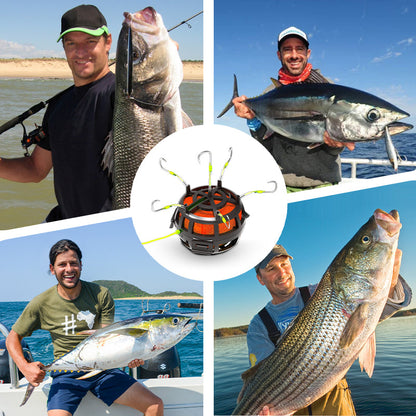 🎣 Catch More Fish, Avoid Snags – Reverse Bottom Bait Cage Fishing Rig