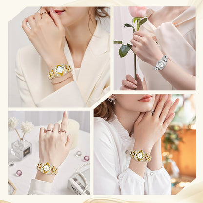 ⏳50% OFF Vintage Rhinestone Inlaid Quartz Watch