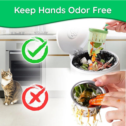 🔥No More Dirty Hands with This Hands-Free Kitchen Sink Strainer